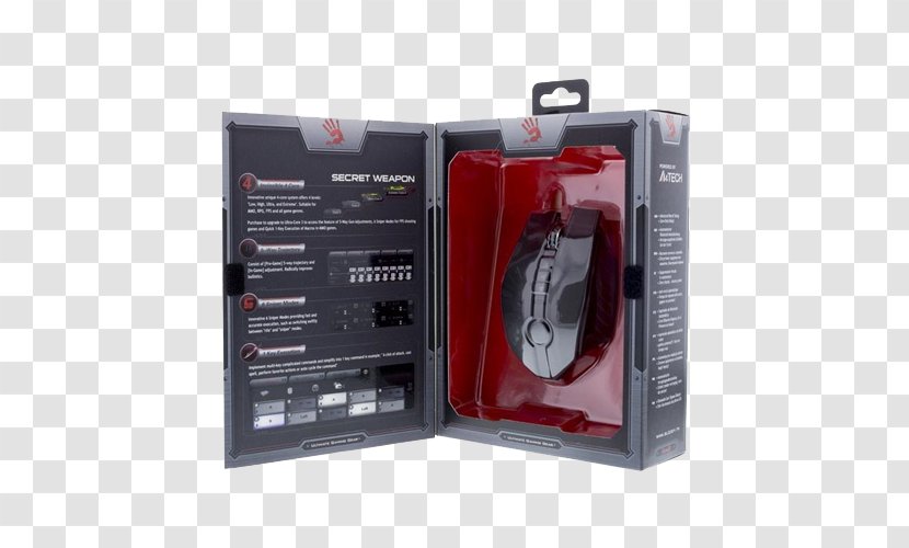 Computer Mouse A4Tech ZL5 Bloody Gaming - Multimedia Transparent PNG