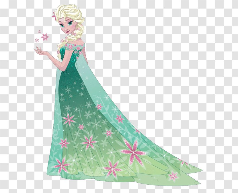 Elsa Anna Kristoff Olaf The Walt Disney Company - Green Transparent PNG