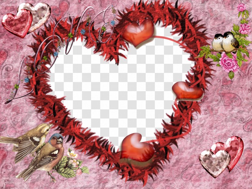 Love Picture Frames Heart Romance Valentine's Day - Petal - Photoshop Transparent PNG