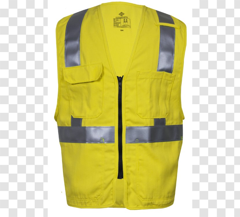 Gilets High-visibility Clothing Personal Protective Equipment Workwear - Hazard - Safety Vest Transparent PNG