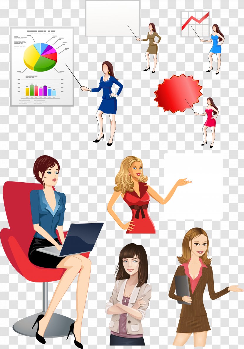 Professional Female - Tree - Variety Of Women Vector Transparent PNG