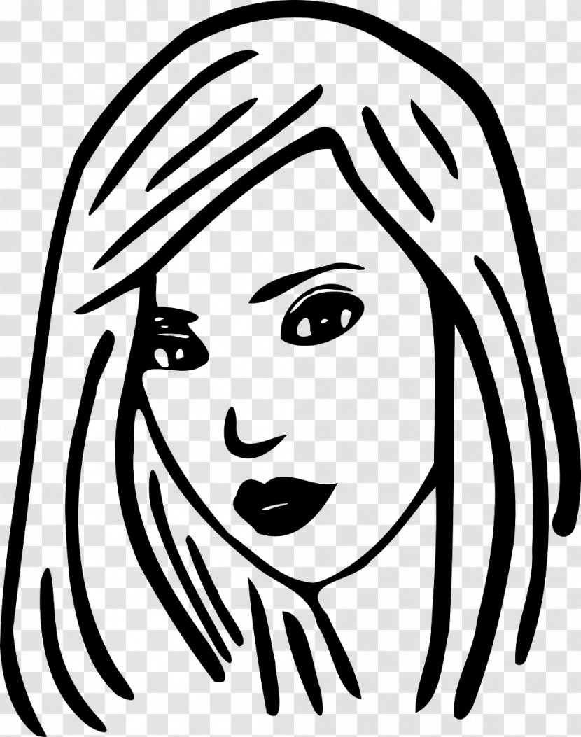Woman Smiley Drawing Clip Art - Frame Transparent PNG