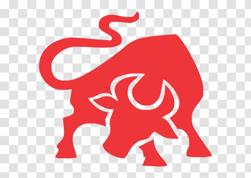 Red Bull Cattle Logo - Symbol Transparent PNG