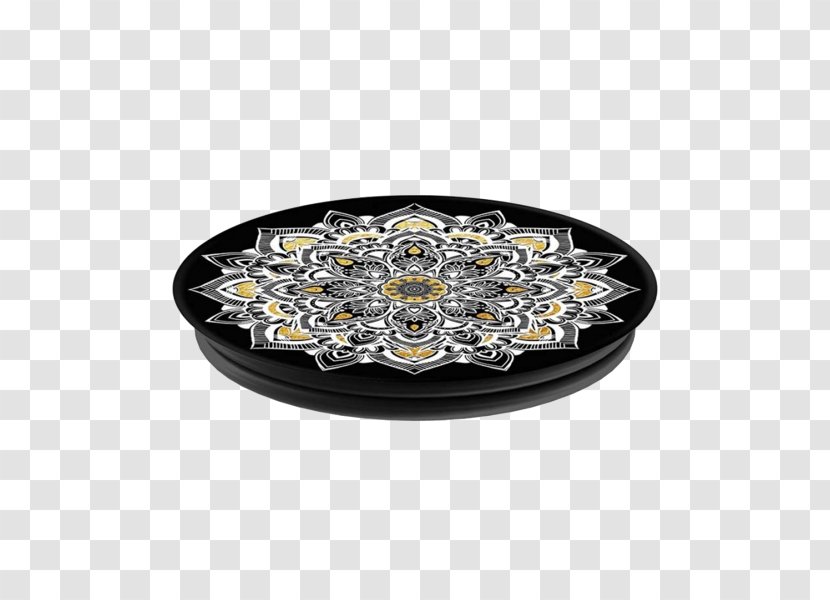 PopSockets Grip Stand PopClip Mount Mobile Phones Metal - Tablet Computers - Delicate Gold Lace Transparent PNG