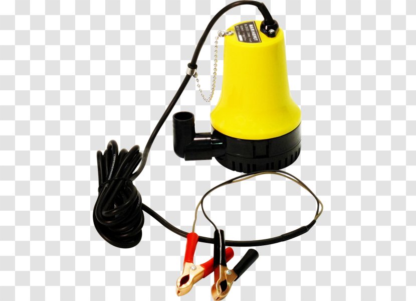Submersible Pump Volt Sump Bilge - Yellow - Secondhand Goods Transparent PNG