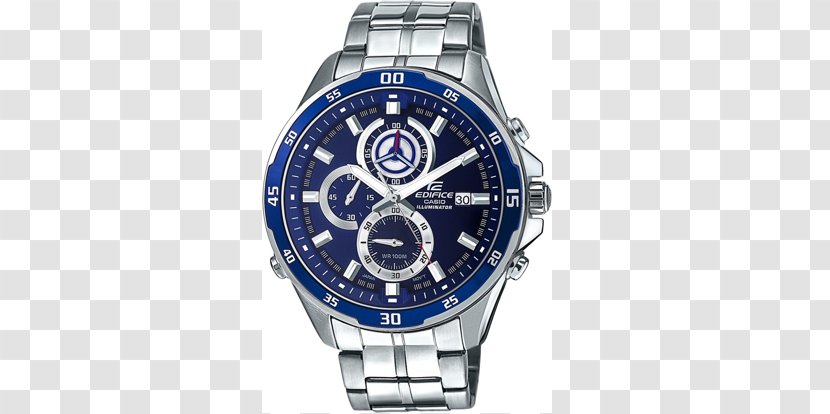 Casio Edifice Watch Chronograph EFR-547L-7AV - Electric Blue Transparent PNG