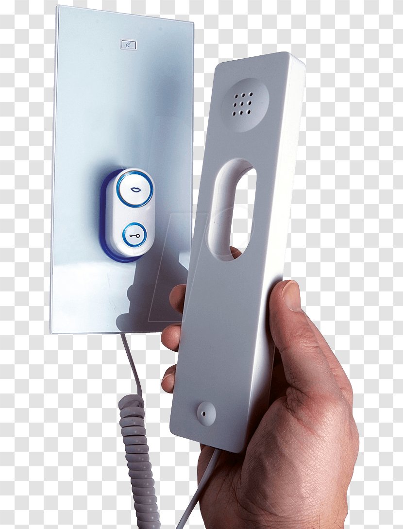 Intercom Door Phone Video Door-phone Electric Strike - Telephone Transparent PNG