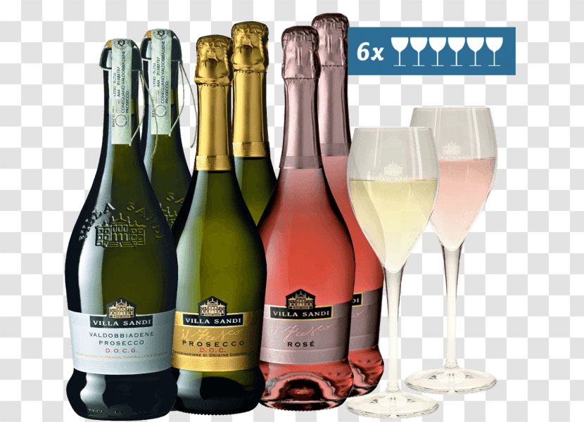 Champagne Glass Bottle Transparent PNG