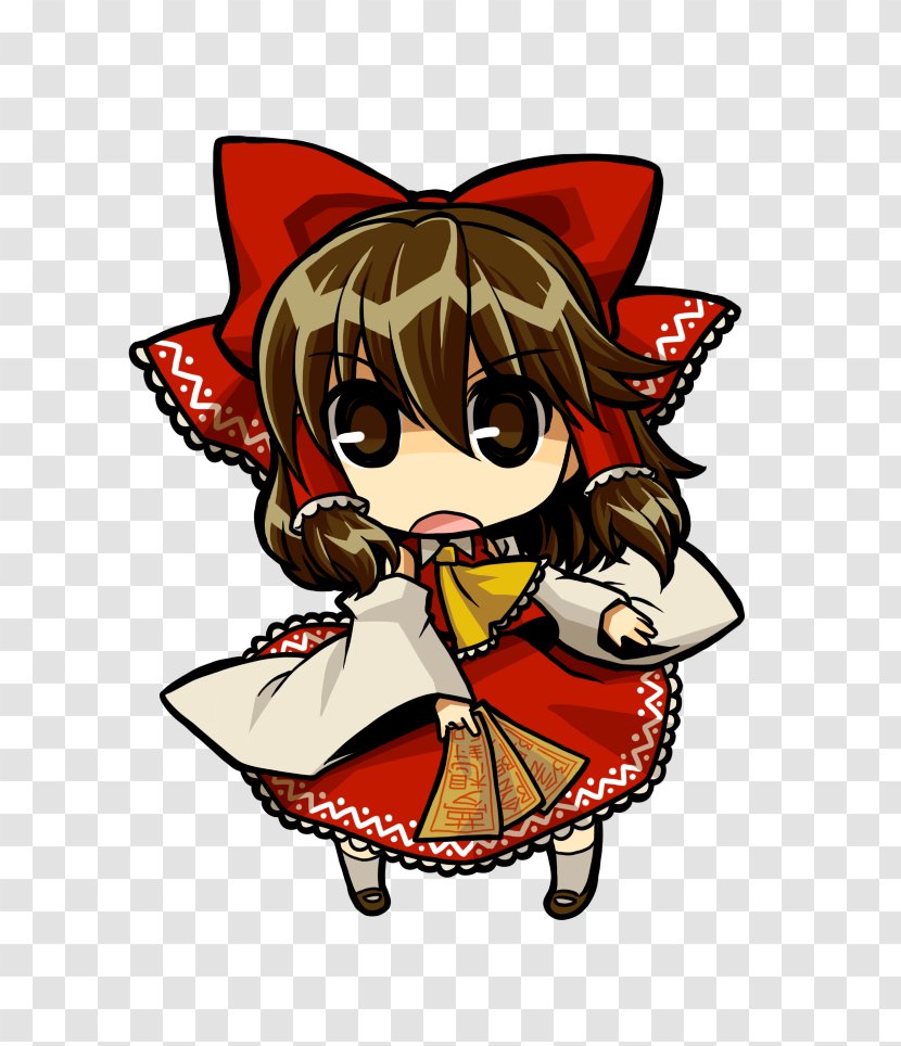 Cartoon Clip Art - Angry Reimu Transparent PNG