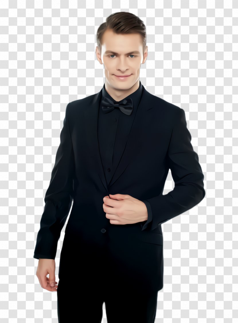 Clothing Suit Black Outerwear Formal Wear - Tuxedo Sleeve Transparent PNG