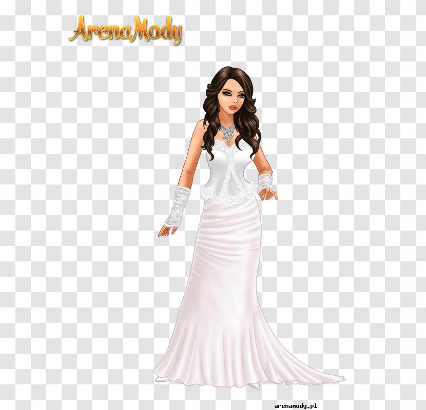 Fashion Doll Gown Clothing - Cartoon Transparent PNG
