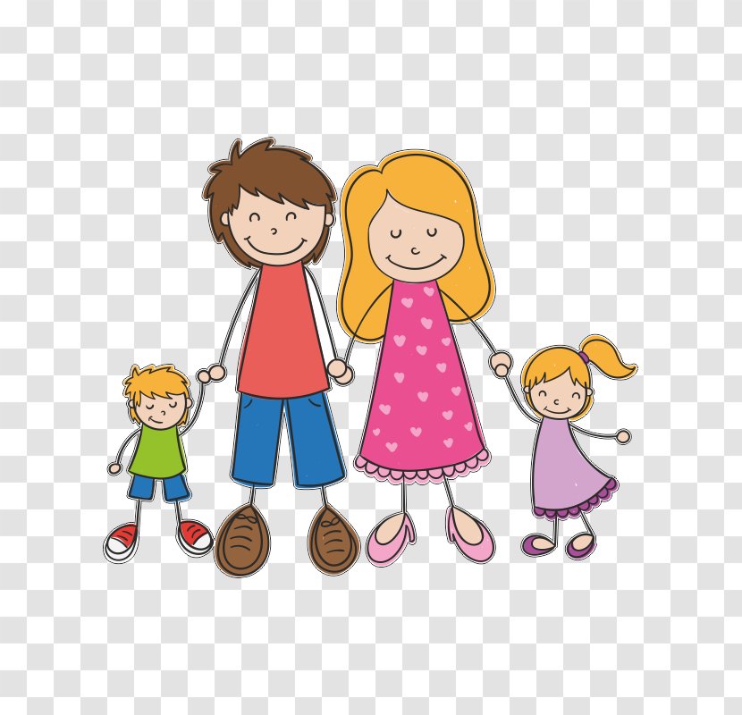 Father Daughter Family Child Clip Art - Mother Transparent PNG