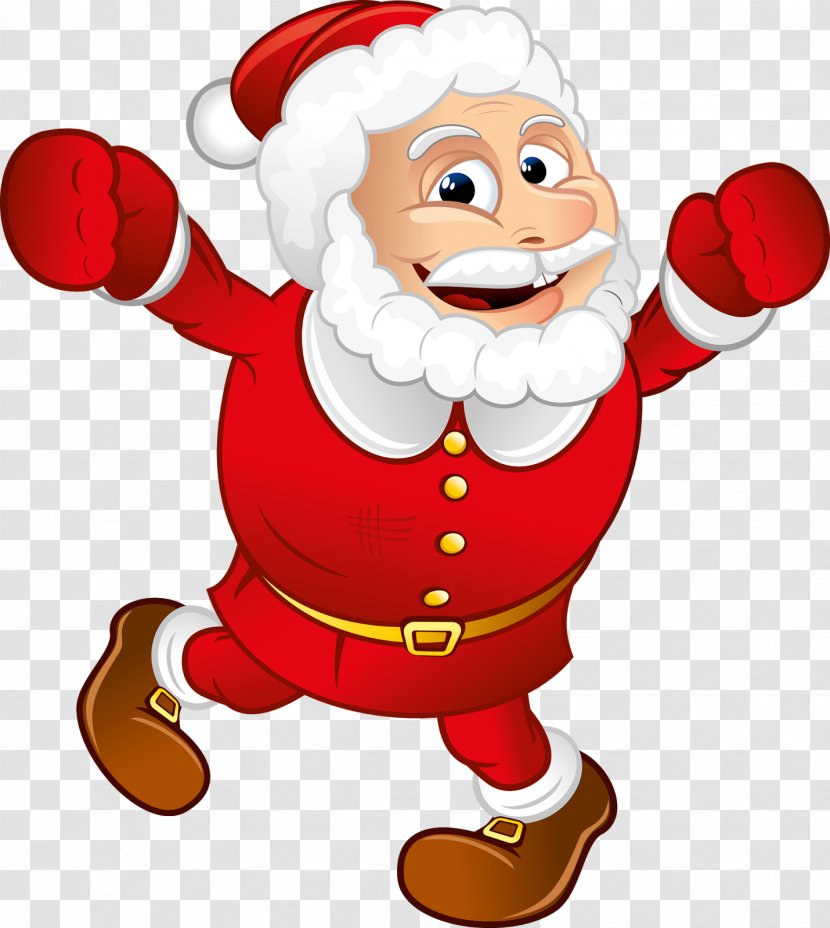 Santa Claus Rudolph Cartoon Clip Art - Holiday - Saint Nicholas Transparent PNG