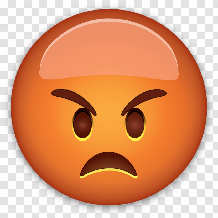 Emoji Sticker Face Anger Emoticon - Blushing - Whatsapp Transparent PNG