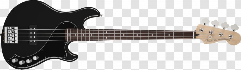 Fender Jazz Bass Guitar American Deluxe Series Squier Fingerboard - Watercolor Transparent PNG