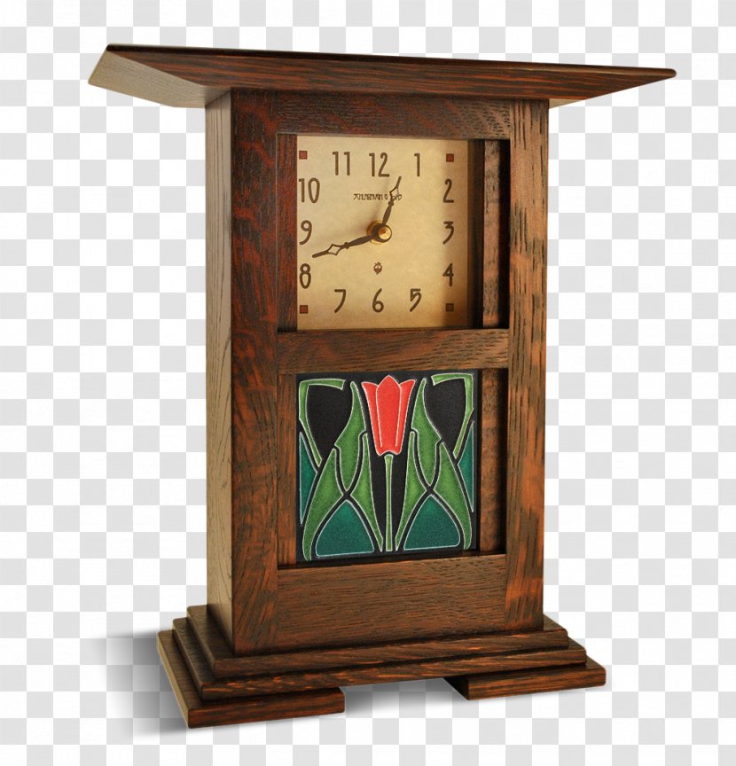 Motawi Tileworks Arts And Crafts Movement Clock Picture Frames - Floor Grandfather Clocks - Home Decoration Materials Transparent PNG