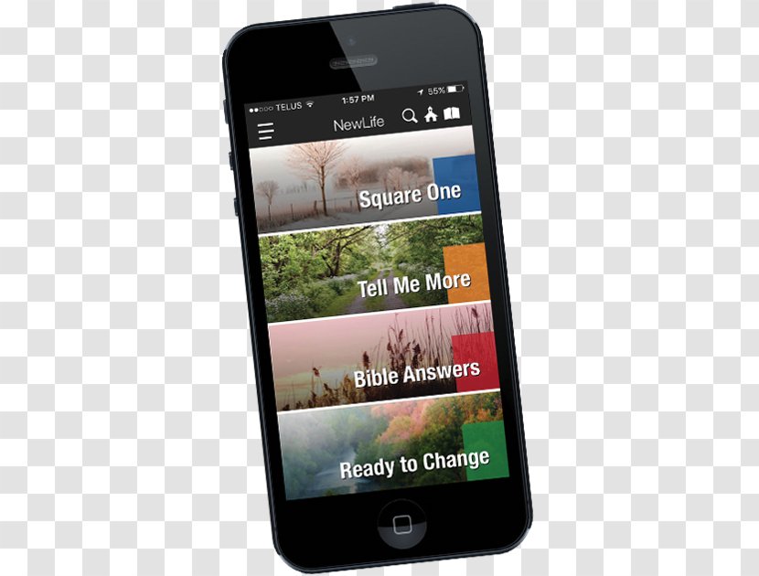 Smartphone Feature Phone Bible Gideons International Mobile App - Portable Media Player Transparent PNG