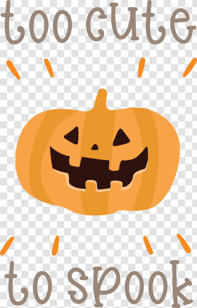 Halloween Too Cute To Spook Spook Transparent PNG