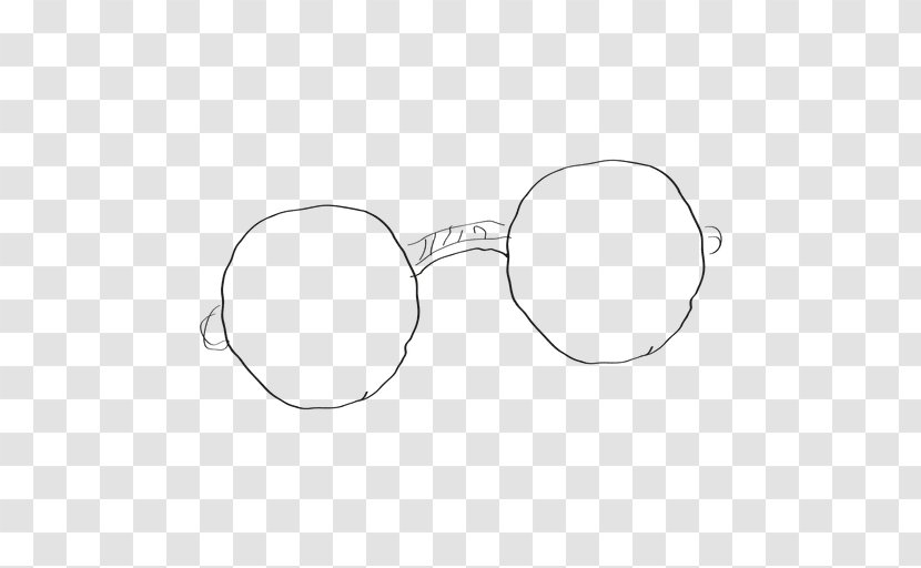 Sunglasses Goggles Drawing - Monochrome - Eye Tattoo Transparent PNG