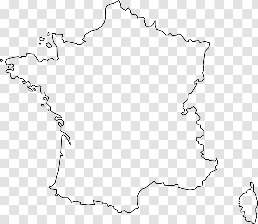 France Blank Map Clip Art - Diagram - Country Transparent PNG
