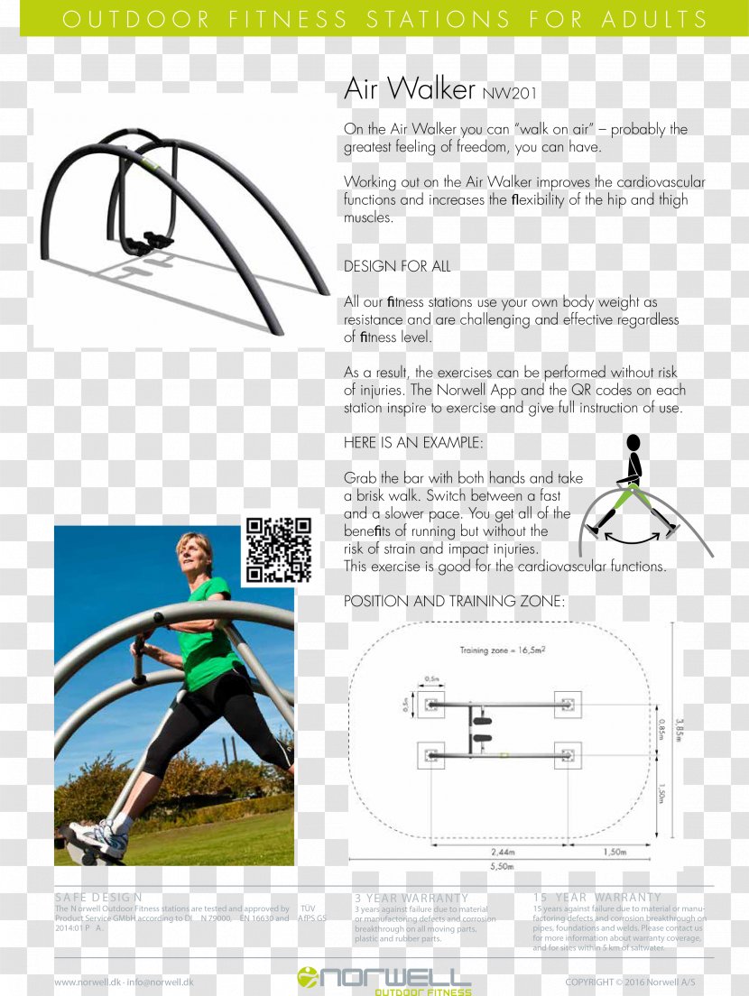 Air-Walker - Physical Fitness - Outdoor Transparent PNG