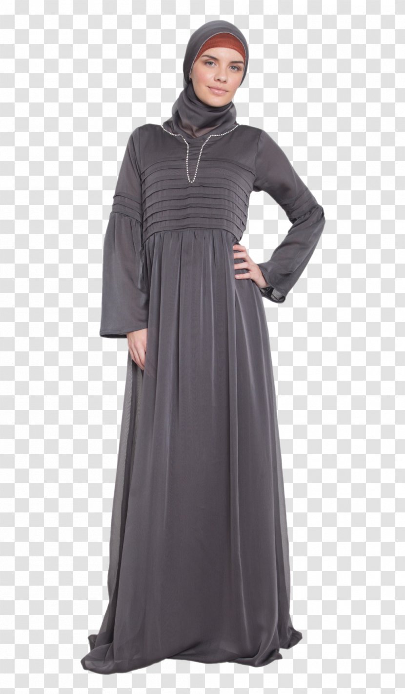 Abaya Maxi Dress Hijab Islamic Fashion - Modest Transparent PNG