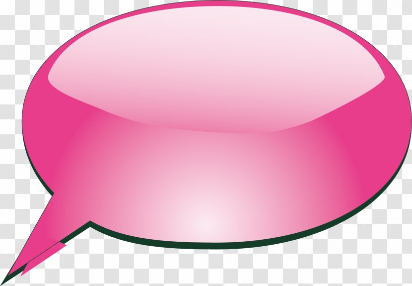 Shape Cartoon - Pink - Crystal Dialog Box Transparent PNG