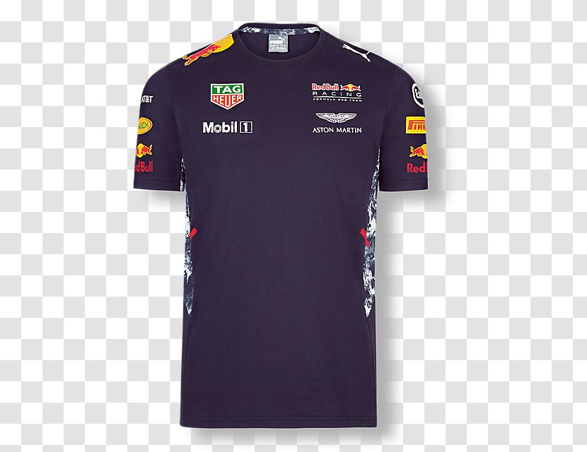 Red Bull Racing Team T-shirt 2017 Formula One World Championship - T Shirt - Cap Logo Transparent PNG