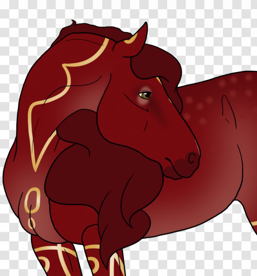 Horse Cattle Dog Illustration Mammal - Heart Transparent PNG