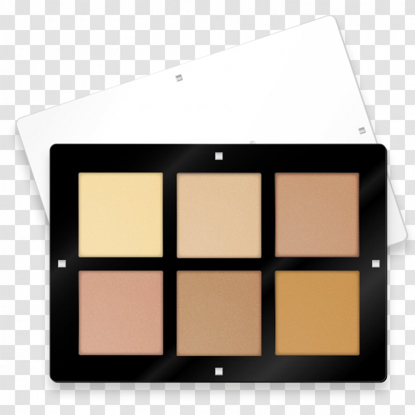 Eye Shadow Palette Cosmetics Color - Colored Powders Transparent PNG