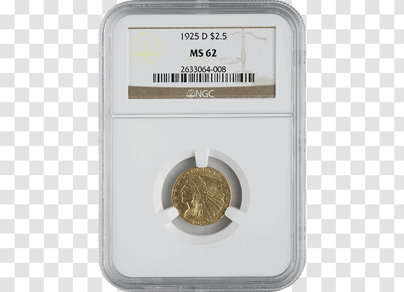 Dollar Coin Quarter Eagle Gold United States - Cent Transparent PNG