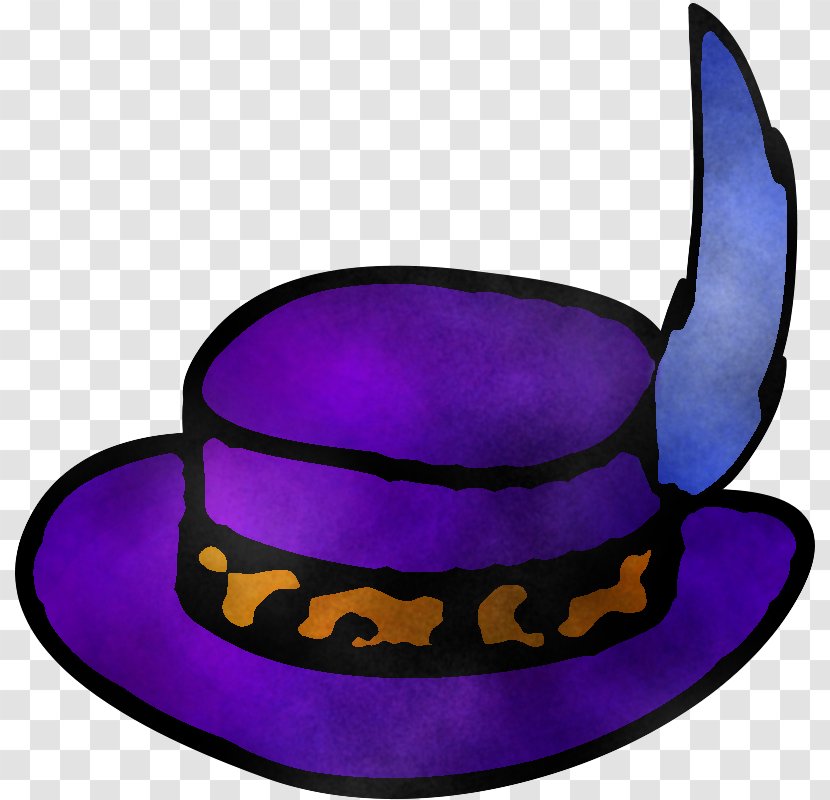 Clothing Purple Hat Costume Accessory - Headgear Transparent PNG