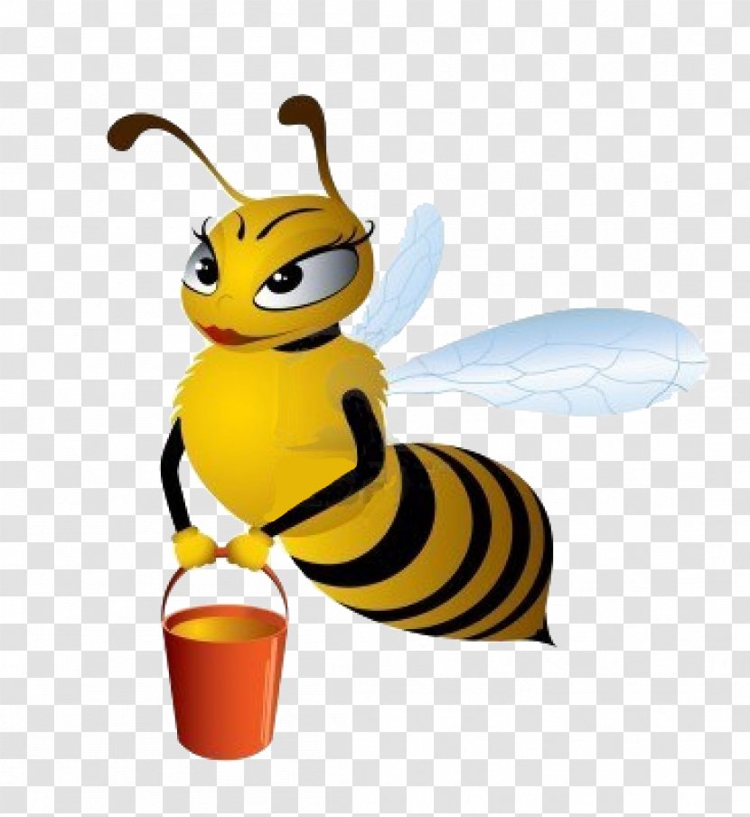 Honey Bee Queen - Beehive Transparent PNG