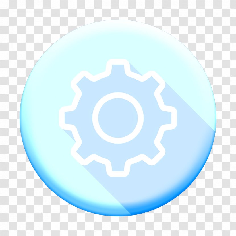 Online Icon Settings Social Market - Aqua - Logo Electric Blue Transparent PNG