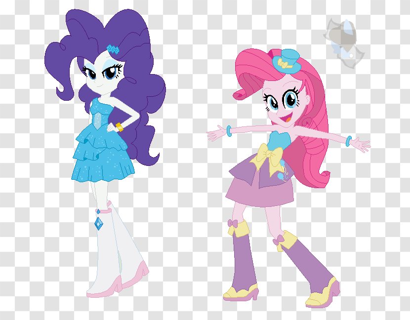 Rarity Pinkie Pie My Little Pony: Equestria Girls - Cartoon - Pony Transparent PNG