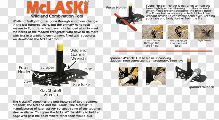 McLeod Pulaski Tool Axe Rake Transparent PNG