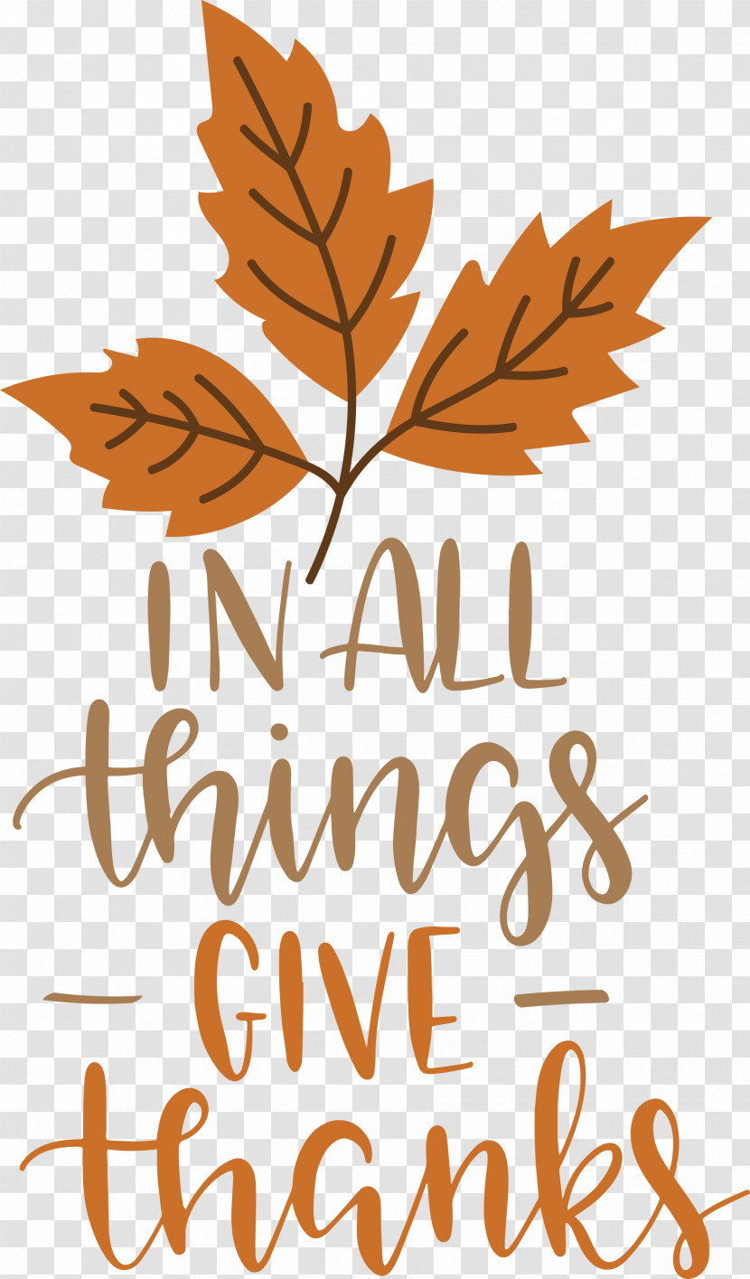 Give Thanks Thanksgiving Transparent PNG