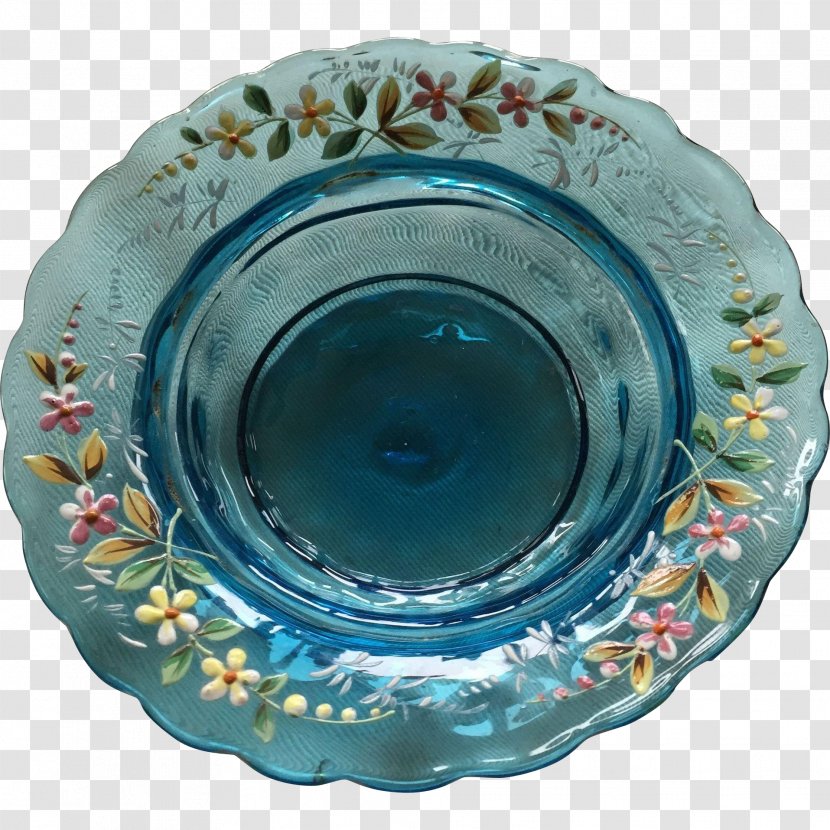 Plate Ceramic Cobalt Blue Platter Tableware Transparent PNG