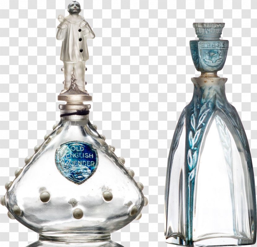 Perfume Bottles Glass Flacon - Hand Painted Bottle Transparent PNG