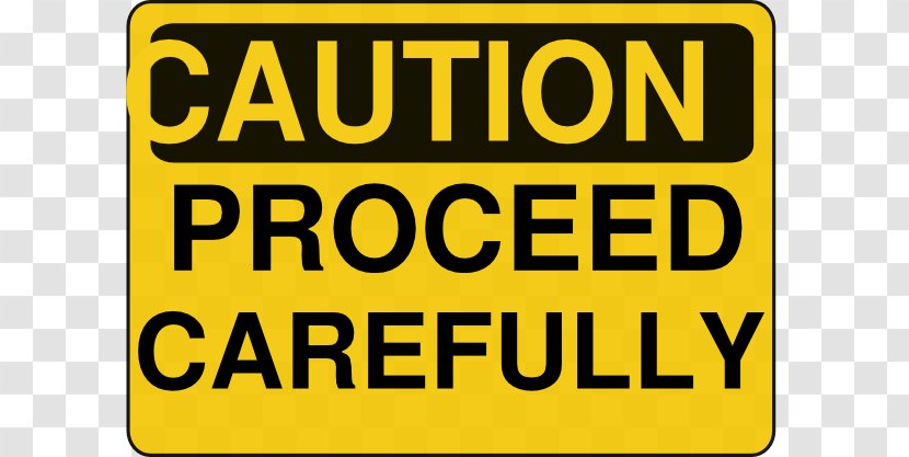 Warning Sign Barricade Tape Free Content Clip Art - Hazard - CAUTION Transparent PNG