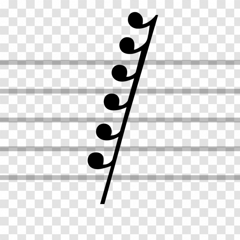 Two Hundred Fifty-sixth Note Rest Whole Musical Notation - Tree - Notes Transparent PNG