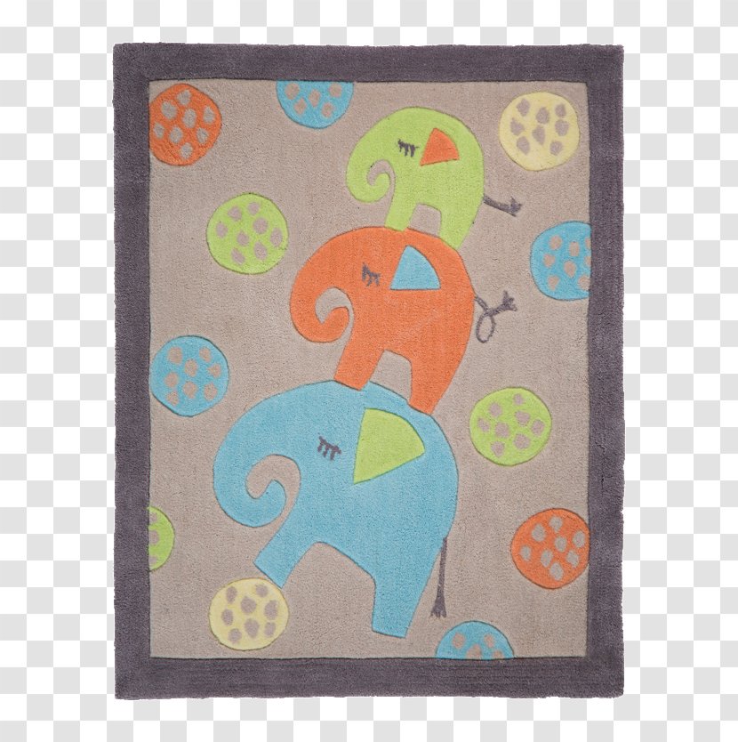 Carpet Bedroom Mat Textile - Three Baby Elephants Transparent PNG