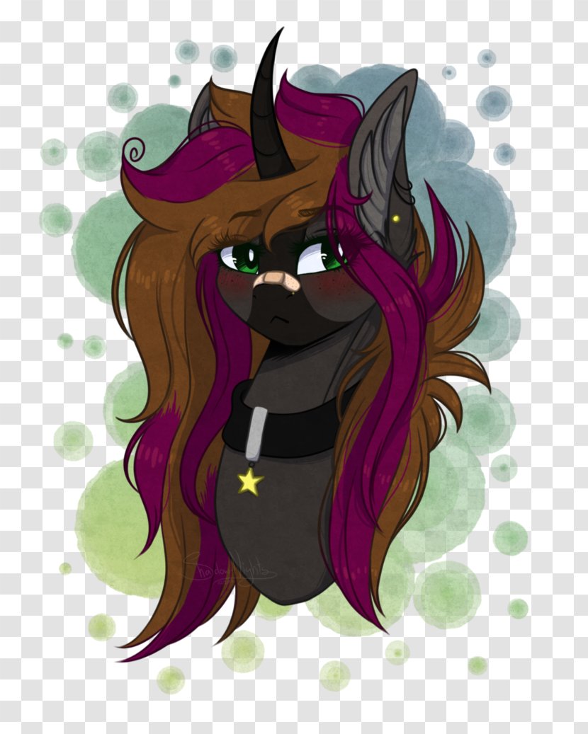 Horse Illustration Cartoon Purple Carnivores - Pony Transparent PNG
