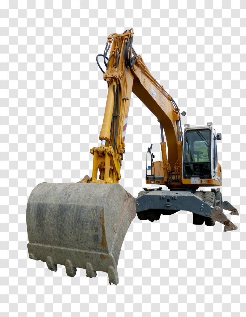 Bulldozer Machine - Excavator Stock Transparent PNG