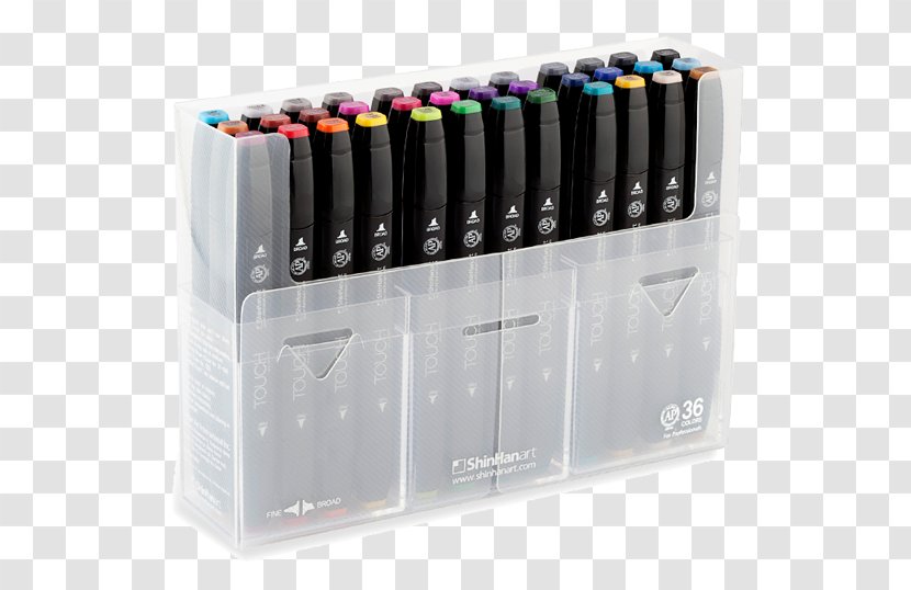 Marker Pen Paper Nib Color - Drawing - Ink Dissolving Transparent PNG
