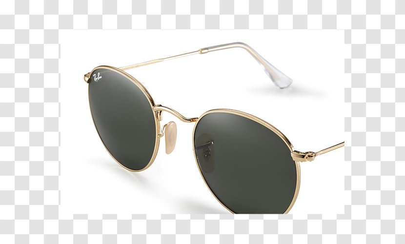 Ray-Ban Round Metal Sunglasses Clothing Accessories - Goggles - Ray Ban Transparent PNG