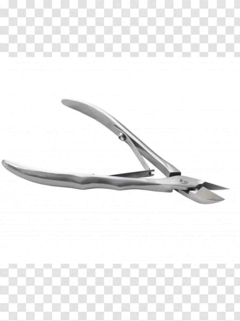 Diagonal Pliers Staleks Tool Cuticle Nail - Satin Transparent PNG