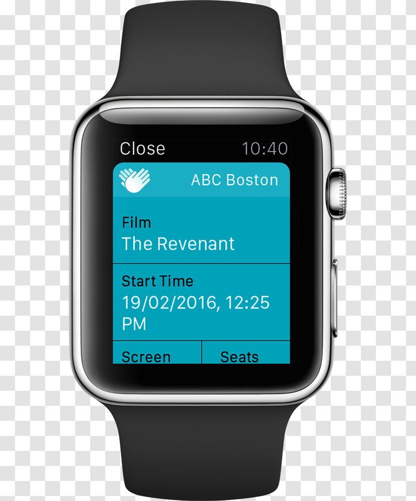 Apple Watch Series 3 Smartwatch - Brand - Cinema Seat Transparent PNG
