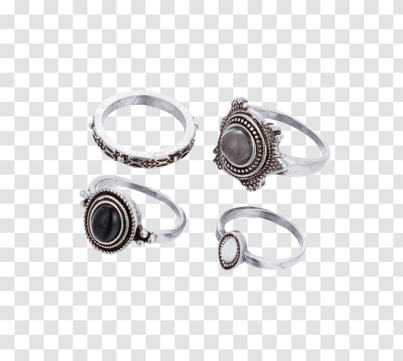 Earring Gemstone Silver Engraving - Ring Transparent PNG