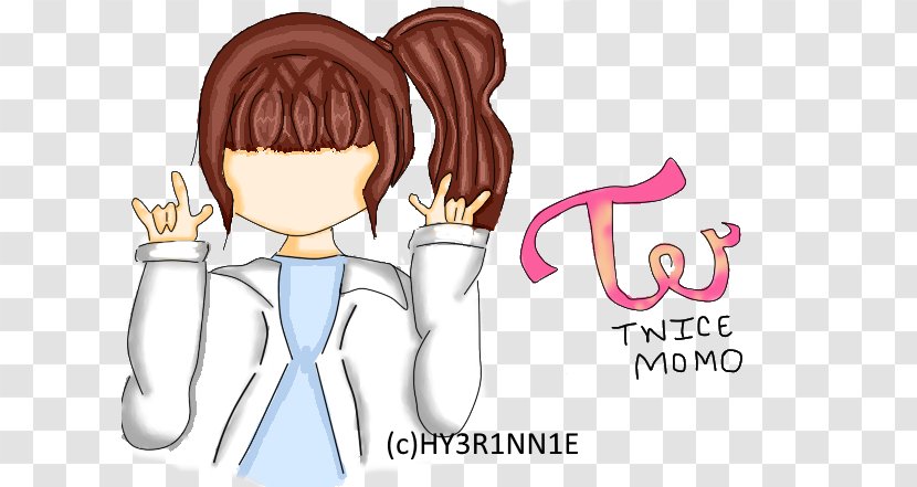 Fan Art TT TWICE - Heart - Twice Momo Transparent PNG
